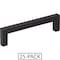 Elements 25-Pack of the 96 mm Center-to-Center Matte Black Square Stanton Cabinet Bar Pull 625-96MB-25 - alternate 1
